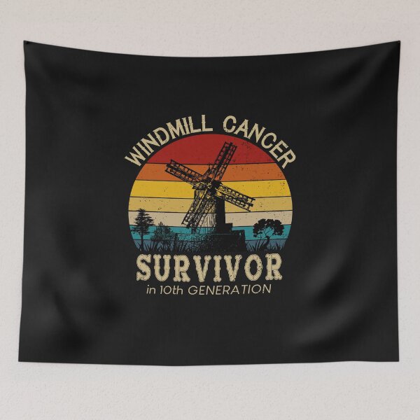 Item preview, windmill cancer survivor designed and sold by Sage86.