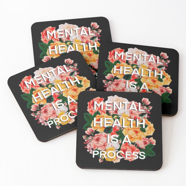 Item preview, Mental Health Is A Process Therapy Awareness Floral Bouquet  designed and sold by JessieJune.