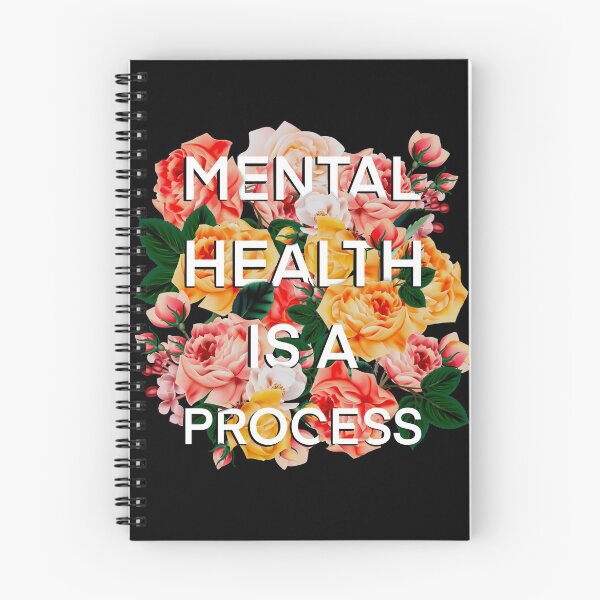Item preview, Mental Health Is A Process Therapy Awareness Floral Bouquet  designed and sold by JessieJune.