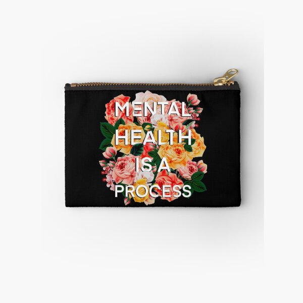 Item preview, Mental Health Is A Process Therapy Awareness Floral Bouquet  designed and sold by JessieJune.