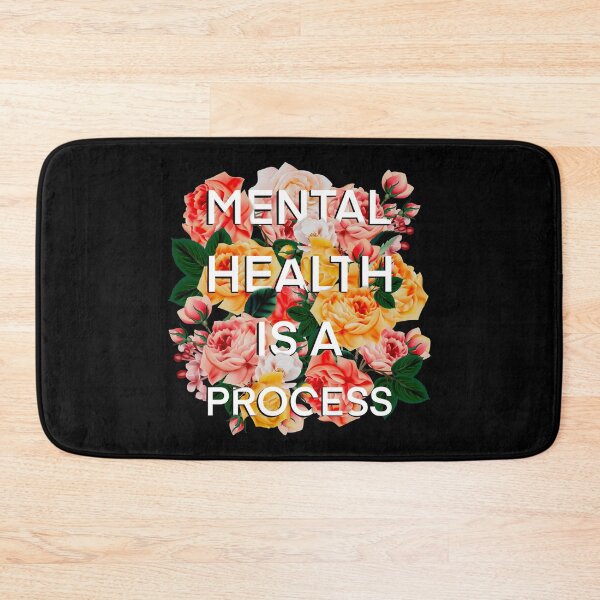 Item preview, Mental Health Is A Process Therapy Awareness Floral Bouquet  designed and sold by JessieJune.