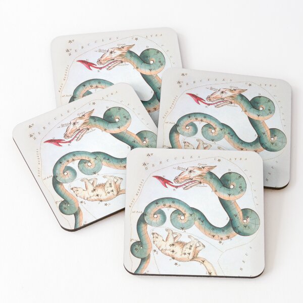 Item preview, Antique Constellation Map of Draco, Ursa Minor designed and sold by VintageArchive.