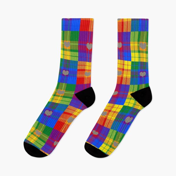 Item preview, Gay Plaid with Hearts Pattern designed and sold by -Gedwolcraeft-.