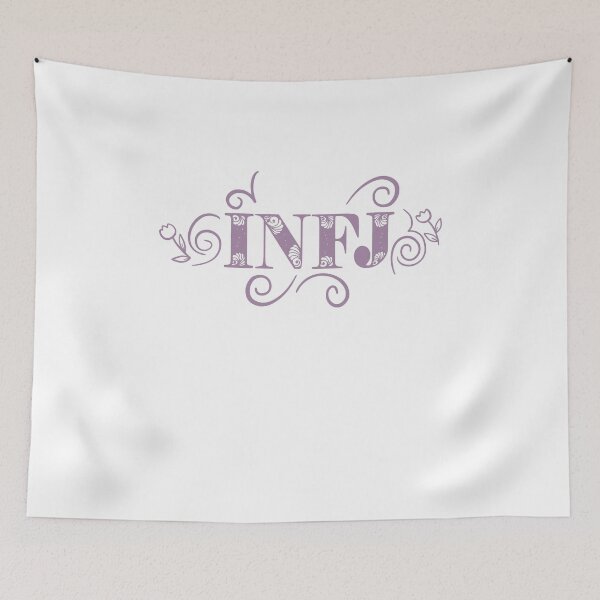 Item preview, INFJ lavender floral pattern designed and sold by LAST WEEK'S STOLEN AESTHETICS.