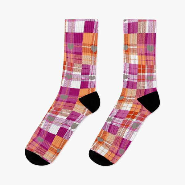 Item preview, Lesbian Plaid with Hearts Pattern designed and sold by -Gedwolcraeft-.