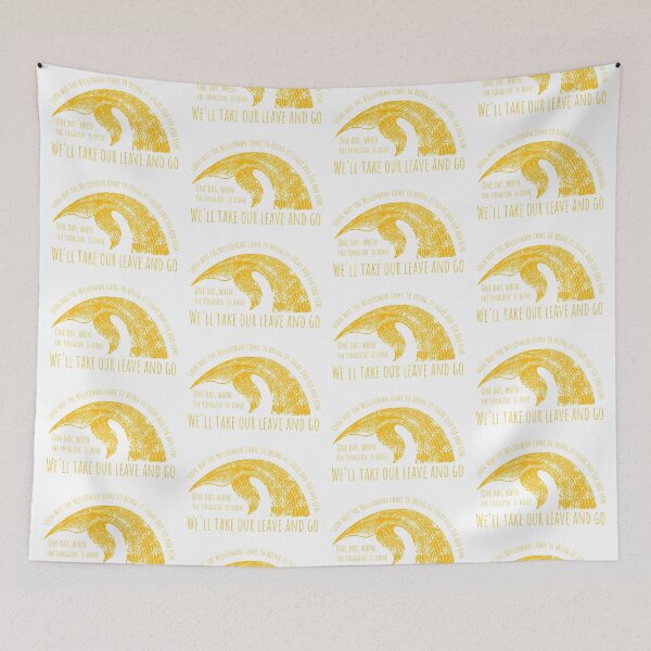 Item preview, Soon May the Wellerman Come - Sea Shanty Yellow designed and sold by AmplifyThought.