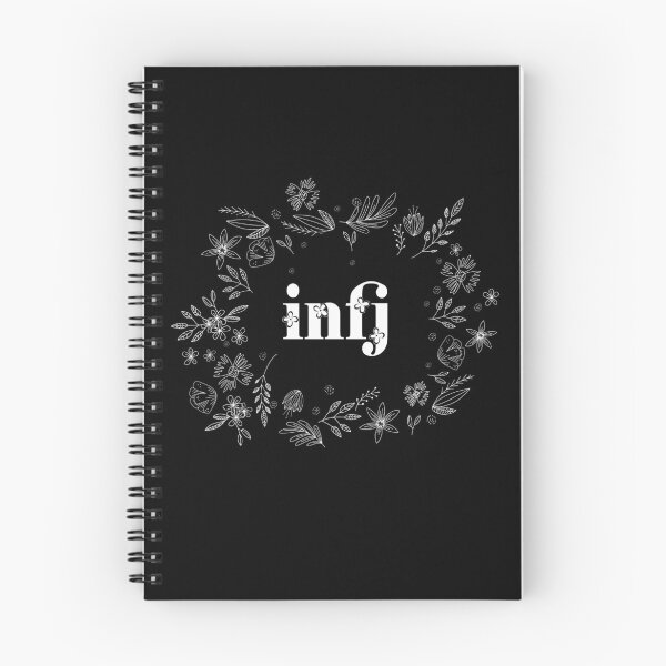 Item preview, INFJ white floral pattern designed and sold by LAST WEEK'S STOLEN AESTHETICS.