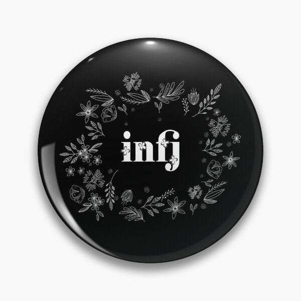 Item preview, INFJ white floral pattern designed and sold by LAST WEEK'S STOLEN AESTHETICS.