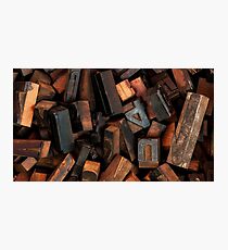 Letterpress printing Photographic Print