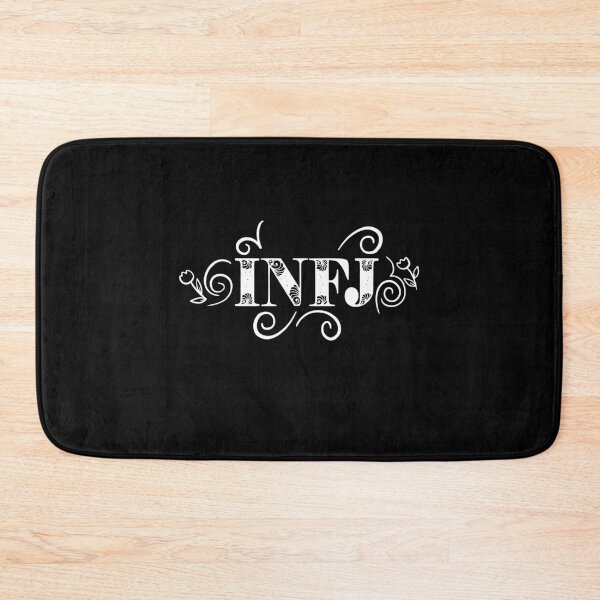 Item preview, INFJ white floral pattern designed and sold by LAST WEEK'S STOLEN AESTHETICS.