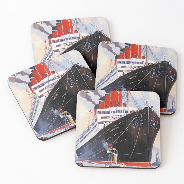 Item preview, CUNARD OCEAN LINER AQUITANIA designed and sold by Madjack Tees Kiwi SuperStore.