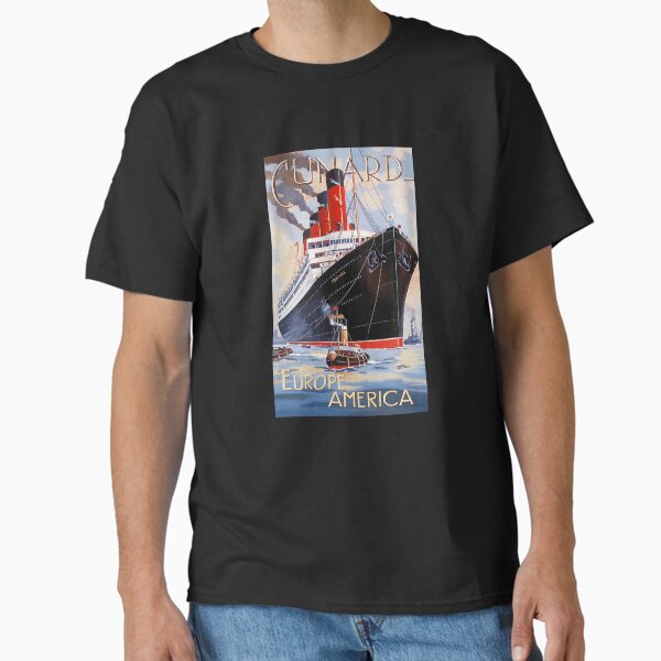 Item preview, CUNARD OCEAN LINER AQUITANIA designed and sold by Madjack Tees Kiwi SuperStore.