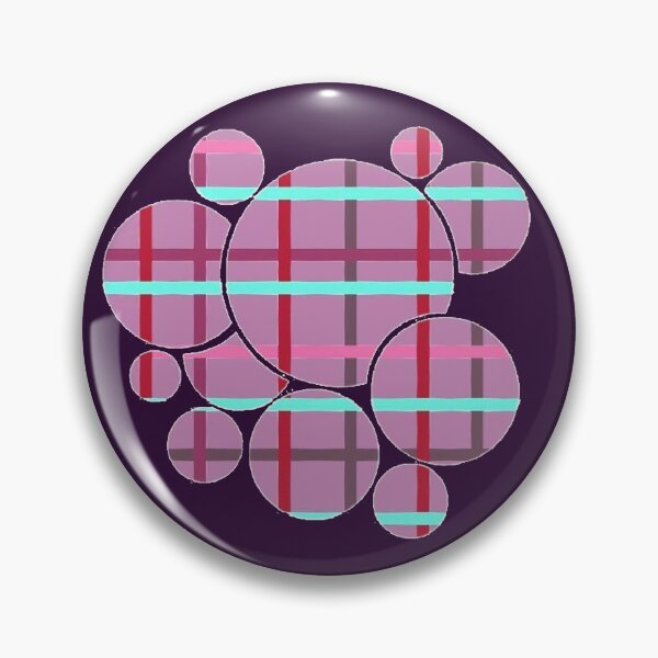Item preview, Burbujas de cuadros rosa y morado designed and sold by KDStout.