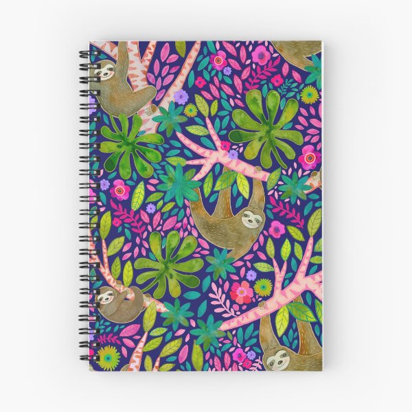 Item preview, Tropical Sloths Night Garden designed and sold by Janet Broxon.