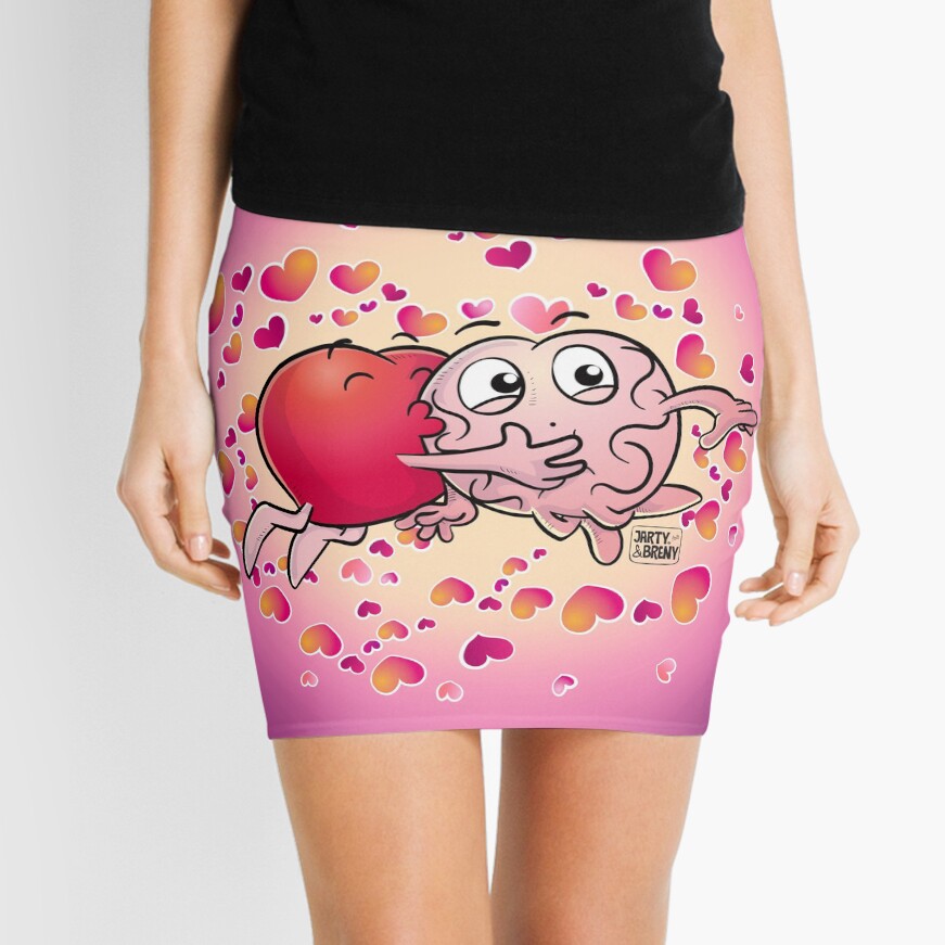 San Valentin-J&B LILA Minifalda