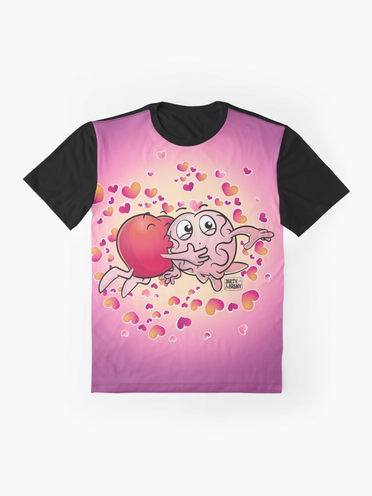 Vista alternativa de Camiseta gráfica San Valentin-J&B LILA