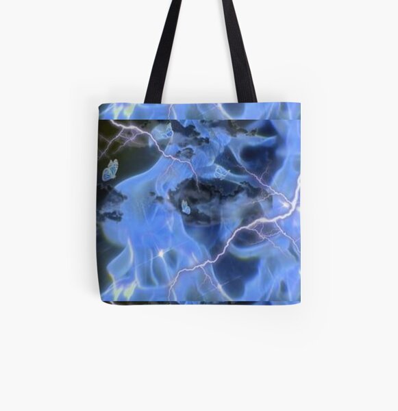 Blue Y2K Butterfly Tote Bag for Sale by gross-girl99