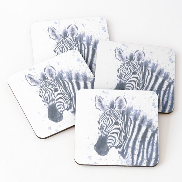 Item preview, Zebra Watercolor Painting  designed and sold by Karlena Lewin Studio.