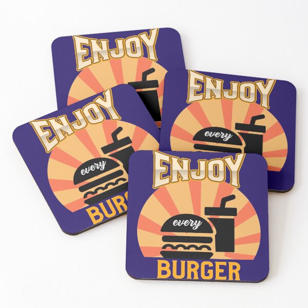 Item preview, Enjoy Your Burger T-shirt Design  designed and sold by PositiveStudio.