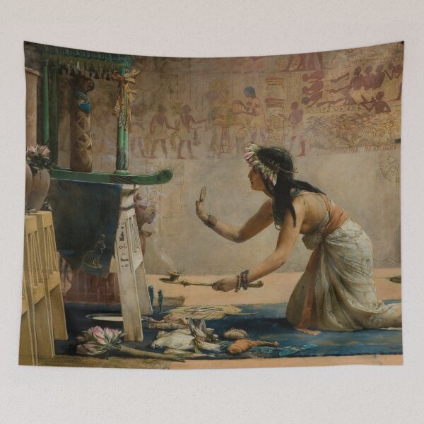 Item preview, The Obsequies Of An Egyptian Cat - John Weguelin (1886) designed and sold by DotorEaon.