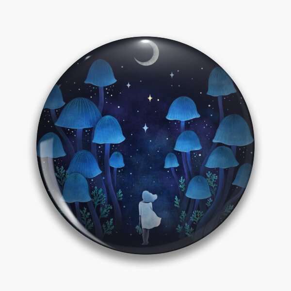 Item preview, Fungi Forest - Dreamy Night designed and sold by episodicDrawing.