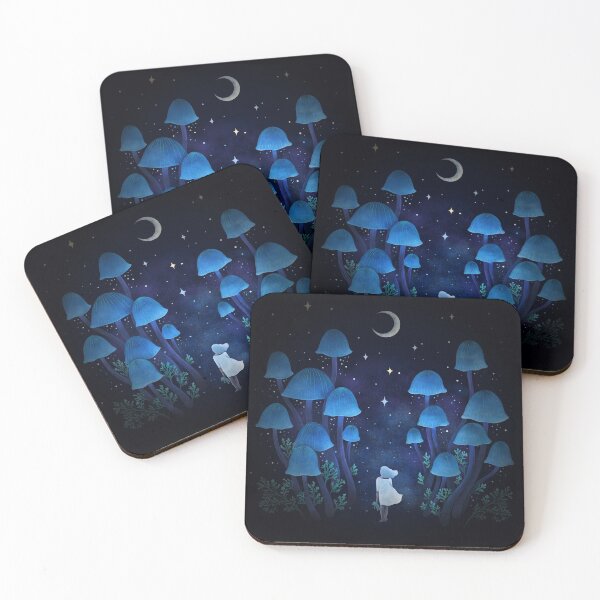 Item preview, Fungi Forest - Dreamy Night designed and sold by episodicDrawing.