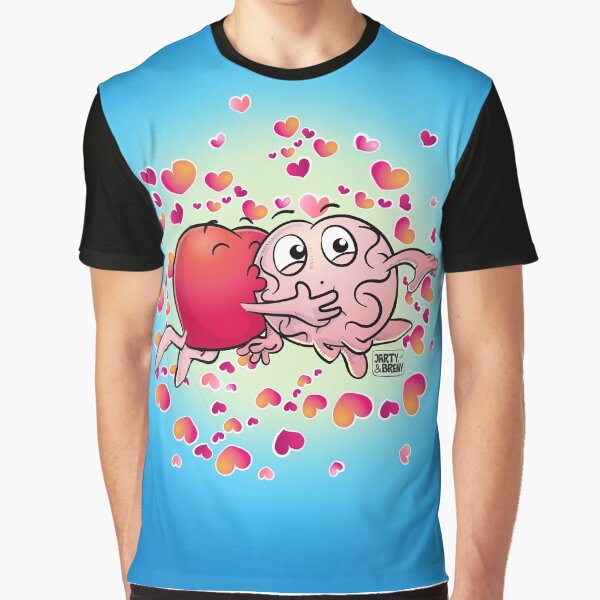 San Valentin-J&B CELESTE Camiseta gráfica