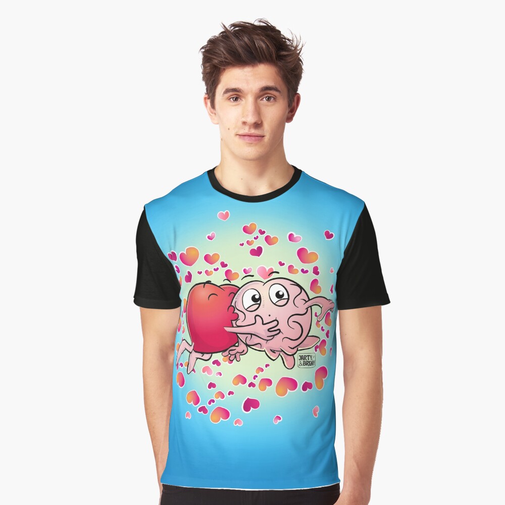San Valentin-J&B CELESTE Camiseta gráfica