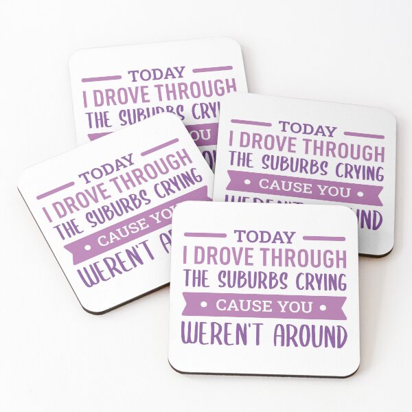 Item preview, Today I Drove Through The Suburbs Crying Cause You Weren't Around (Colors) designed and sold by FilipeFerreira.