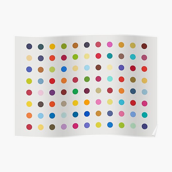 Damien Hirst Spots 1 Poster