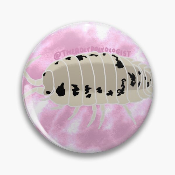 Item preview, Dairy Cow Isopod Pink Background designed and sold by rolypolyologist.