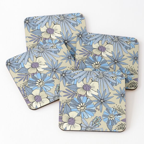 Item preview, Blue Meadow Wildflowers  designed and sold by Sketchbook Designs.