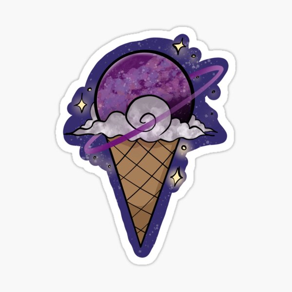 Space Cone Sticker