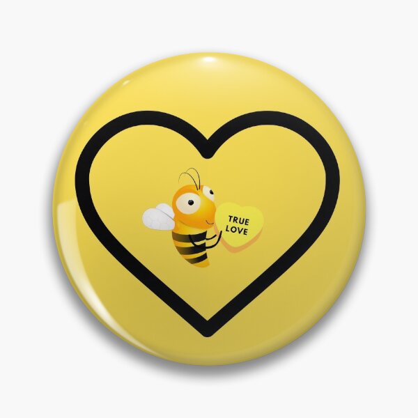Item preview, Bee Mine True Love Yellow Valentine designed and sold by TipToppity.