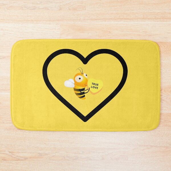 Item preview, Bee Mine True Love Yellow Valentine designed and sold by TipToppity.