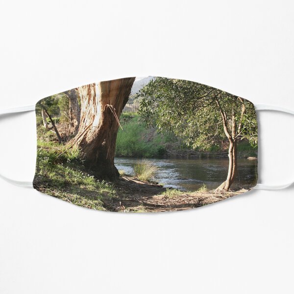 the glow of dawn Flat Mask