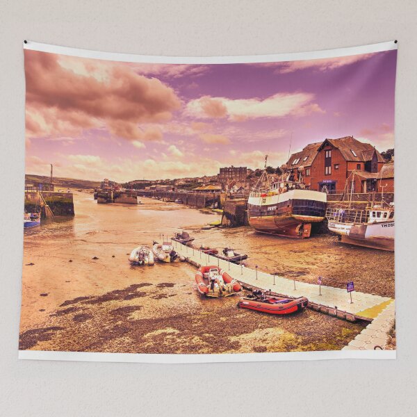 Item preview, Padstow Harbour Fishing boats  designed and sold by hawkie.