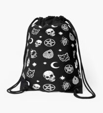 Witch Pattern Drawstring Bag