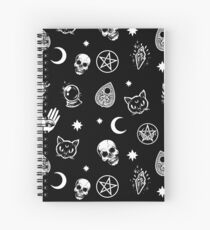 Witch Pattern Spiral Notebook