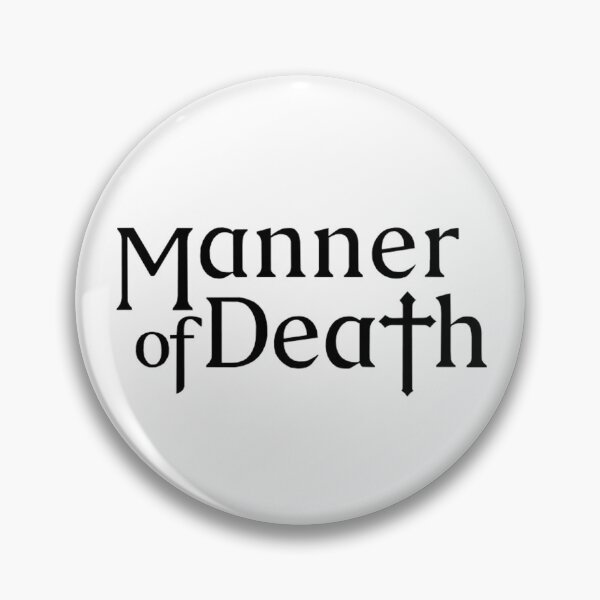 Item preview, Manner of Death Logo Black designed and sold by rjc143.