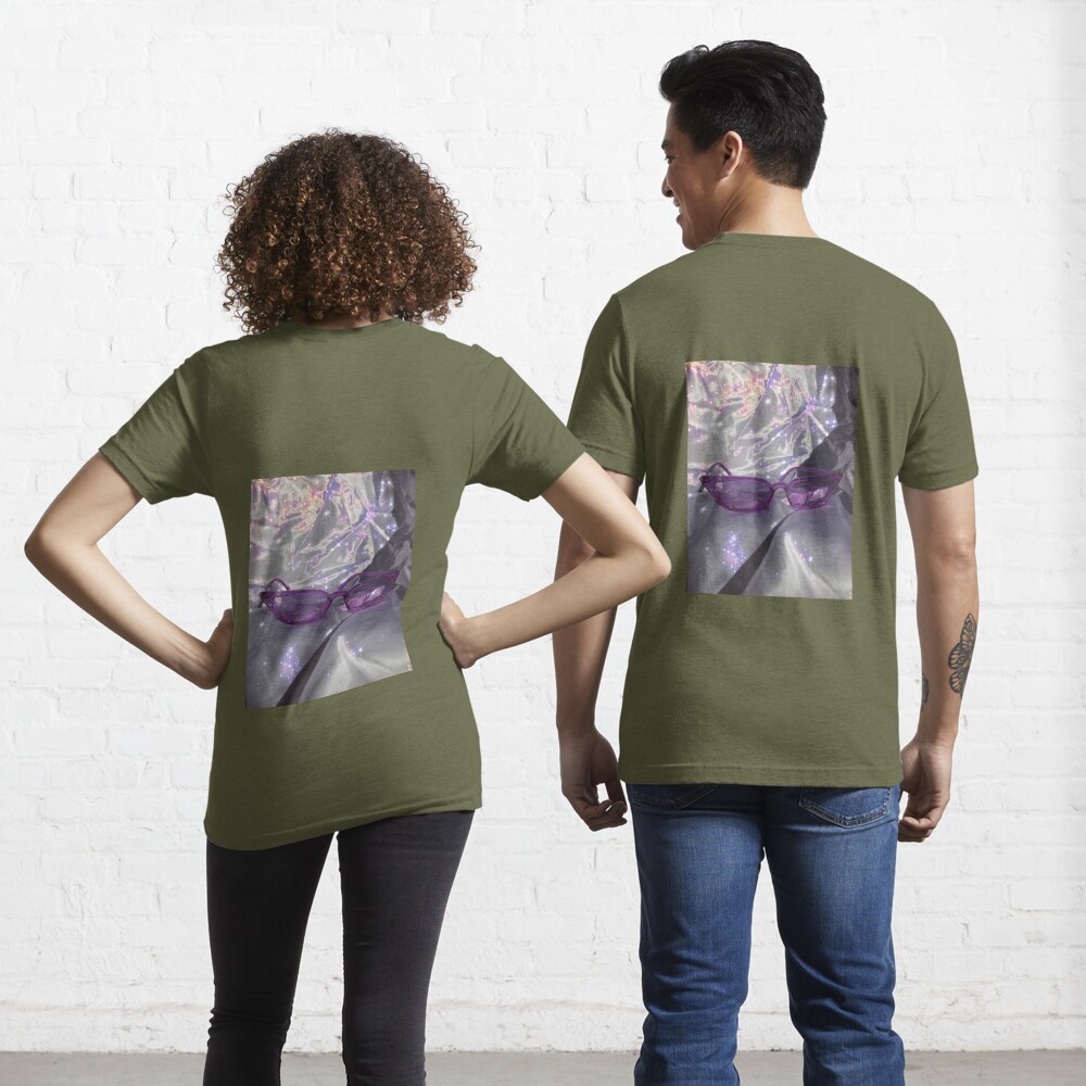 Purple cyber y2k glitter photo Essential T-Shirt for Sale by hannahhamo