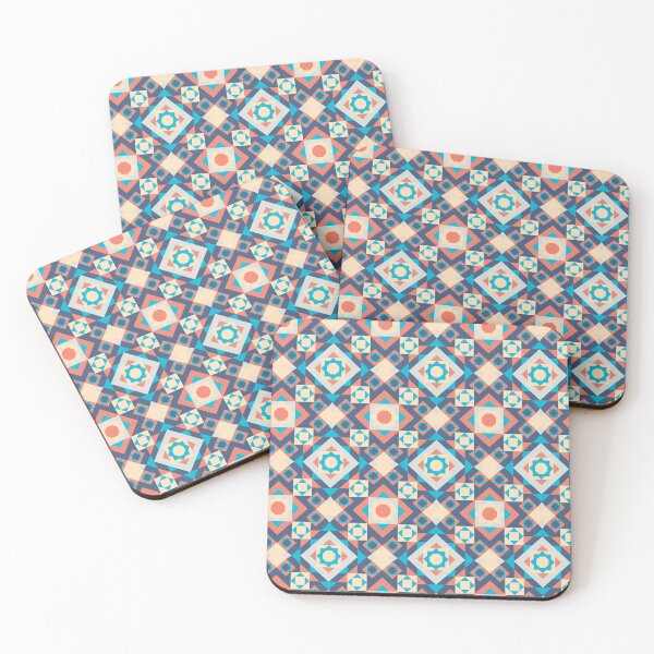 Item preview, Geometric Abstract Eight Pointed Star Octagram Pattern designed and sold by GeekHeadDesigns.