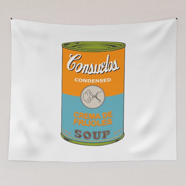 Item preview, Mexican Andy Warhol soups - Consuelos pop art - Crema de Frijoles designed and sold by Groenendijk.