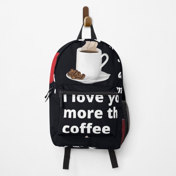 Item preview, "I love you more than coffee. But please don't make me prove it." Funny Valentine for coffee fanatics. designed and sold by JoelsCorner.