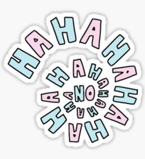 haha kein Wirbel Sticker