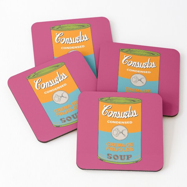 Item preview, Sopas mexicanas Andy Warhol - Consuelos pop art - Crema de Frijoles (en rosa) designed and sold by Groenendijk.