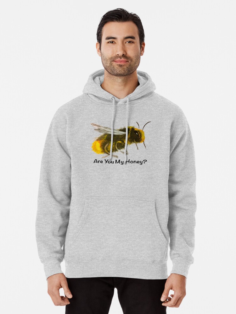 Alternate view of Are You My Honey? (Bee) Pullover Hoodie