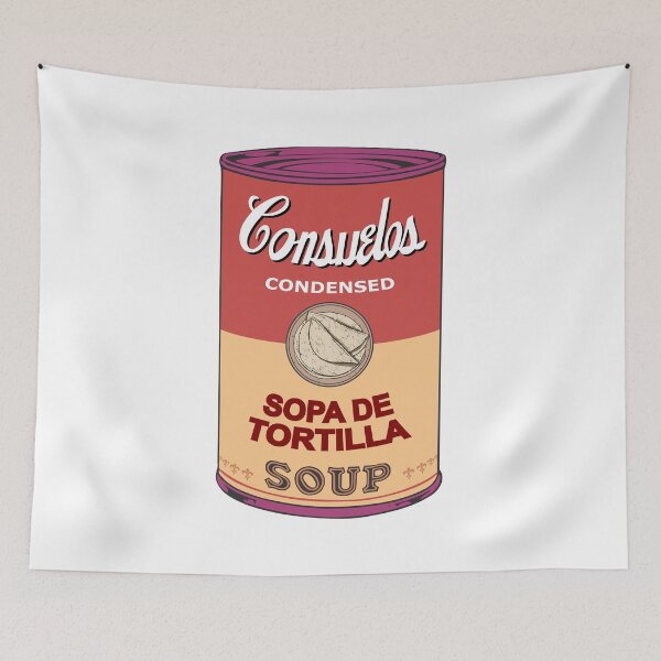 Item preview, Mexican Andy Warhol soups - Consuelos pop art - Sopa de Tortilla designed and sold by Groenendijk.