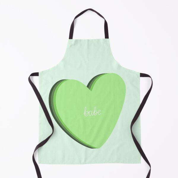 Item preview, “babe” Green Valentines Heart designed and sold by Abigail Christensen.