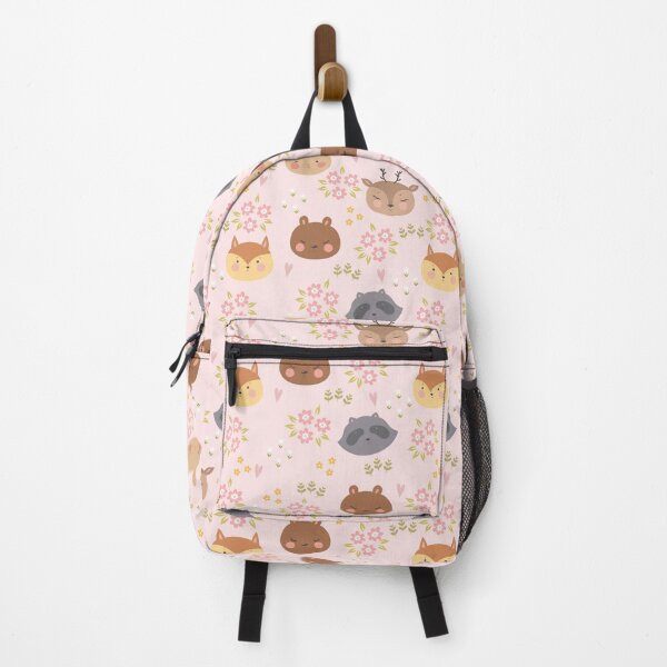 Item preview, pattern with cute spring animals designed and sold by burbura.